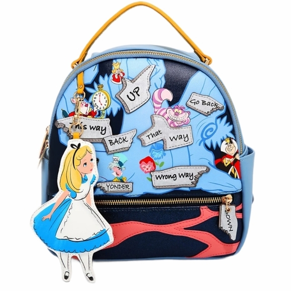 Danielle Nicole/Disney Alice in Wonderland Mini Backpack - Picture 1 of 10